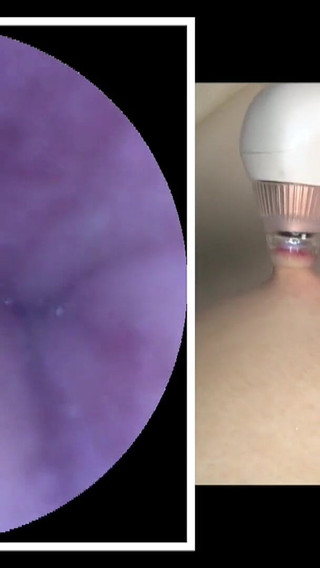 岬あずさ警部が市井佑香のおへそを開ける。まずは吸引。それから、リック。最後に…バイブレーター