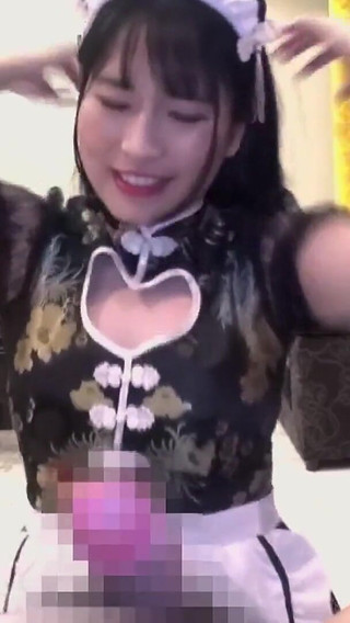 巨乳93cm＆デカ尻コンカフェガールに中出し2発！無限ピストン