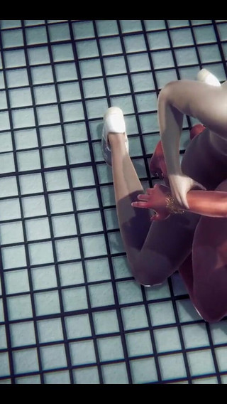 エロアニメ 無修正 3D Amaia トイレでのハードセックス 日本人 アジア人 マンガ アニメ ゲーム ポルノ